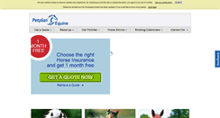 Desktop Screenshot of petplanequine.co.uk